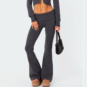 Edikted knit flares -NWT